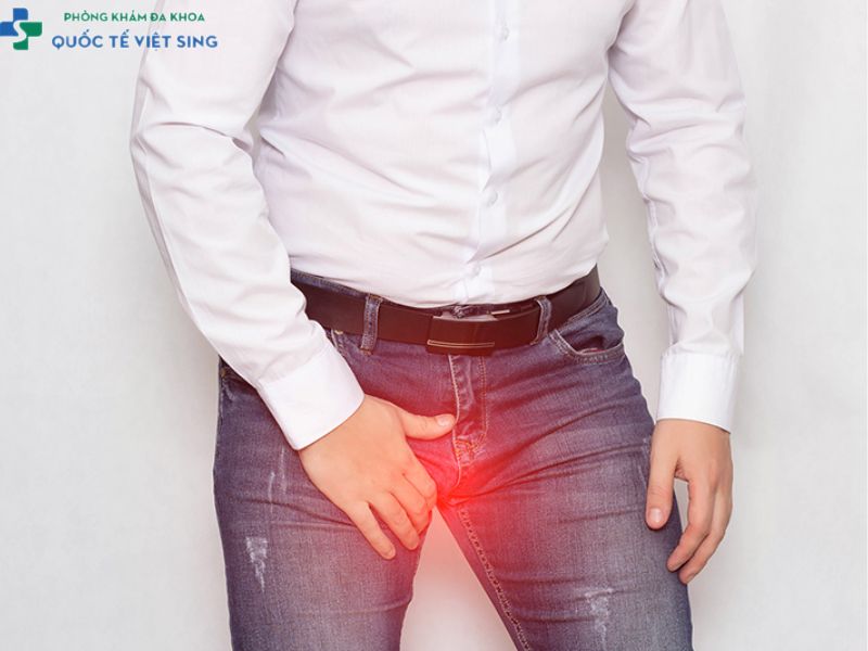 viêm bao quy đầu gây Cơn đau kéo dài